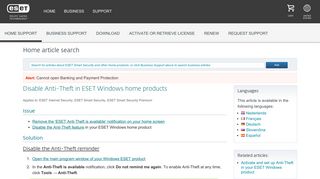 
                            13. Disable Anti-Theft in ESET Windows home products—ESET ...