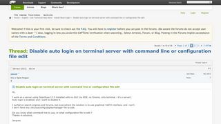 
                            10. Disable auto login on terminal server with command line or ...