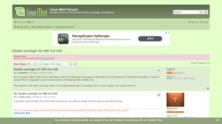 
                            7. Disable autologin for KDE live USB - Linux Mint Forums