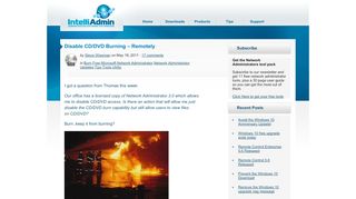 
                            5. Disable CD/DVD Burning – Remotely | Remote Administration For ...