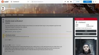 
                            5. Disable email verification? : Guildwars2 - Reddit