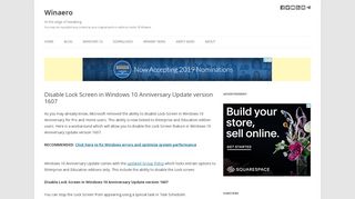 
                            4. Disable Lock Screen in Windows 10 Anniversary Update version 1607