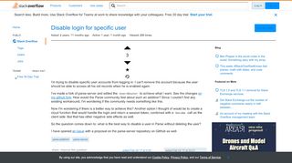 
                            10. Disable login for specific user - Stack Overflow