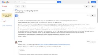 
                            5. Disable prompt when Single Sign On fails - Google Groups