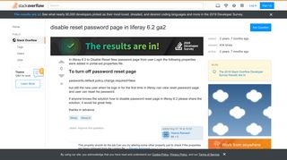 
                            3. disable reset password page in liferay 6.2 ga2 - Stack Overflow