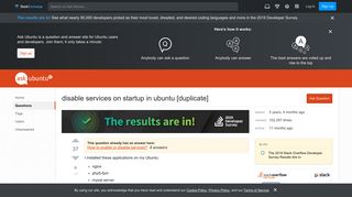 
                            1. disable services on startup in ubuntu - Ask Ubuntu