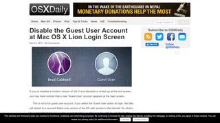 
                            9. Disable the Guest User Account at Mac OS X Lion Login Screen