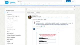 
                            9. Disable User Login - Answers - Salesforce Trailblazer Community