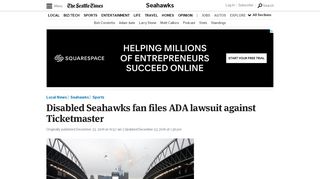 
                            12. Disabled Seahawks fan files ADA lawsuit against Ticketmaster | The ...