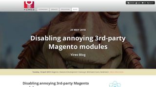 
                            9. Disabling annoying 3rd-party Magento modules - Yireo Blog