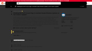 
                            9. Disabling Microsoft Account Sign-in Assistant breaks Windows ...