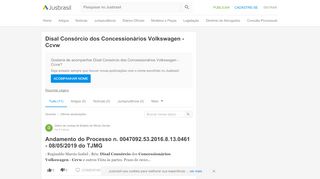 
                            7. Disal Consórcio dos Concessionários Volkswagen - Ccvw - JusBrasil