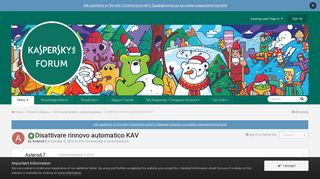 
                            11. Disattivare rinnovo automatico KAV - Info commerciali e ...