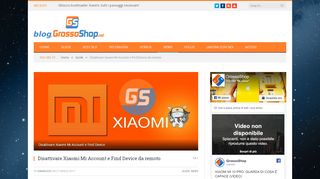 
                            5. Disattivare Xiaomi Mi Account e Find Device da remoto