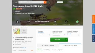 
                            5. Disc Asset Lead INDIA Ltd, Attur - Estate Agents in Salem - Justdial