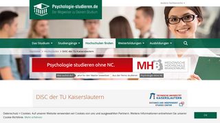 
                            12. DISC der TU Kaiserslautern | Psychologie-studieren.de