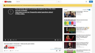
                            4. Discapacidad + Inclusión = Educación para todos - YouTube