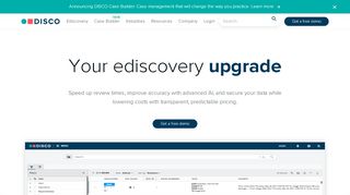 
                            3. DISCO | Your ediscovery upgrade