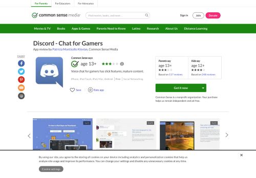 
                            9. Discord - Chat for Gamers App Review - Common Sense Media