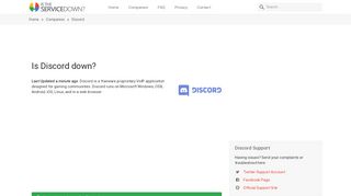 
                            11. Discord down or not working? Current app problems and status - Is ...