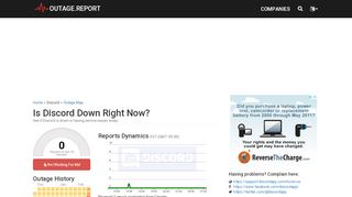 
                            10. Discord Down? Service Status, Map, Problems History - Outage.Report