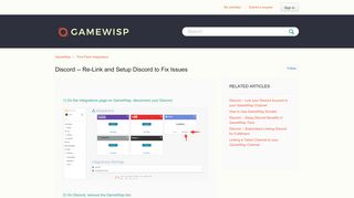 
                            12. Discord -- Re-Link and Setup Discord to Fix Issues – GameWisp