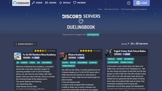 
                            13. Discord servers tagged with duelingbook | DISBOARD