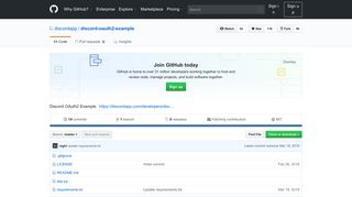 
                            4. discordapp/discord-oauth2-example - GitHub