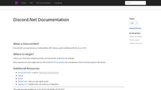 
                            3. Discord.Net Documentation