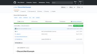 
                            1. Discord.Net Example bots - GitHub