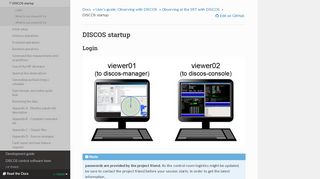 
                            9. DISCOS startup — DISCOS Control Software 0.6 documentation