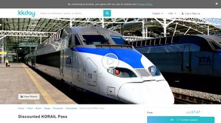 
                            5. Discounted KORAIL Pass - KKday