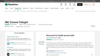 
                            8. Discounts for health service staff - Traveller Reviews - IMC Cinema ...