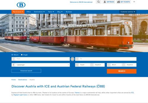 
                            10. Discover Austria with ICE and Austrian Federal Railways (ÖBB)