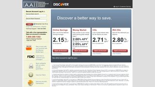 
                            5. Discover Bank - Discover AAII Savings account