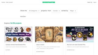 
                            13. Discover » Canada — Kickstarter