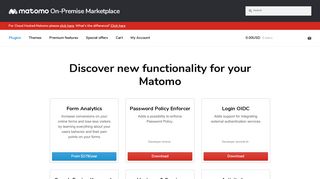 
                            6. Discover new functionality for your Matomo - Matomo Plugins ...