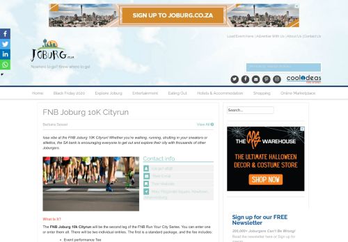 
                            11. Discover Your City With The FNB Joburg 10K Cityrun – Joburg.co.za