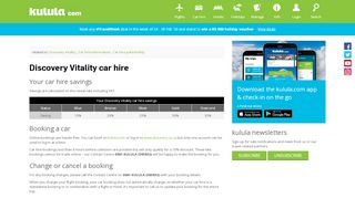 
                            4. Discovery Vitality Car Hire - kulula.com