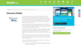 
                            3. Discovery Vitality - kulula.com