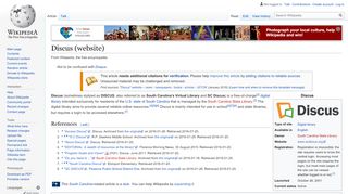 
                            3. Discus (website) - Wikipedia