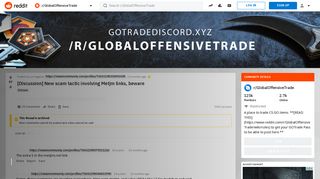 
                            2. [Discussion] New scam tactic involving Metjm links, beware ...