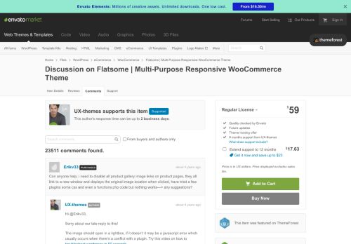 
                            2. Discussion on Flatsome | Multi-Purpose Responsive ... - ThemeForest