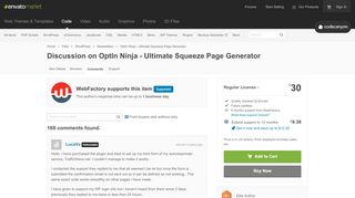 
                            11. Discussion on OptIn Ninja - Ultimate Squeeze Page ... - CodeCanyon