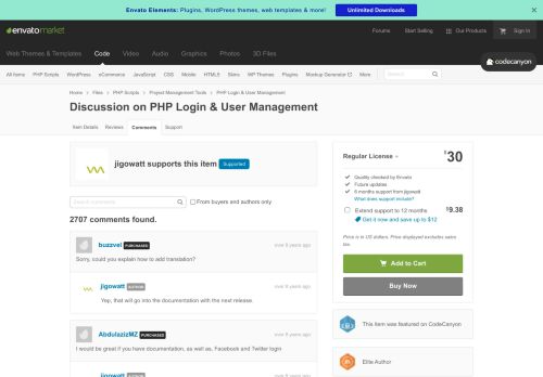 
                            1. Discussion on PHP Login & User Management (Page 34) | CodeCanyon