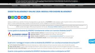 
                            8. ? Disdetta BLUENERGY online 2019: moduli per disdire BLUENERGY