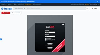 
                            6. Diseño de pantalla para login | Descargar Vectores gratis - Freepik