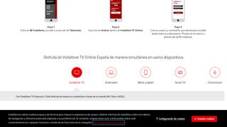 
                            7. Disfruta de la TV online | Vodafone particulares