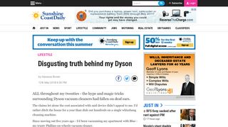
                            5. Disgusting truth behind my Dyson | Sunshine Coast Daily