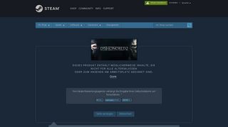 
                            12. Dishonored 2 bei Steam